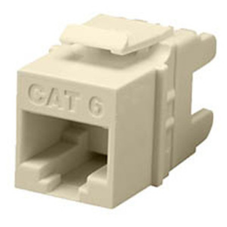 ALLEN TEL Cat 6 E-Z Jack Module, Ivory AT66EZ-09